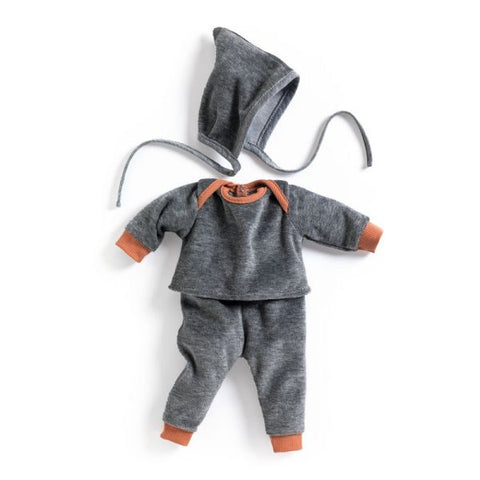 Pomea Clothing Set - Pearl Grey Set-Pumpkin Pie Kids Canada