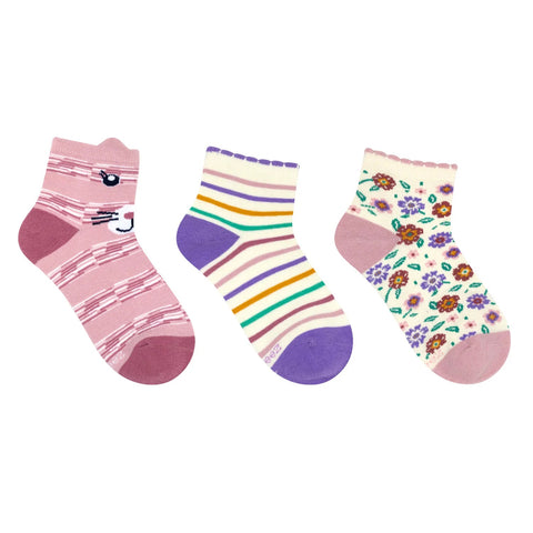 Robeez Socks 3pk Kitty Flower-Pumpkin Pie Kids Canada