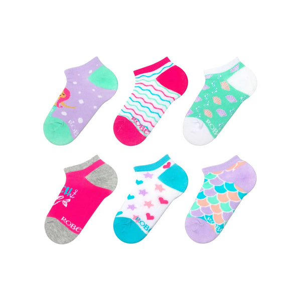 Robeez Socks 6pk - Beach Girl-RBG109963 7-8.5-Pumpkin Pie Kids Canada