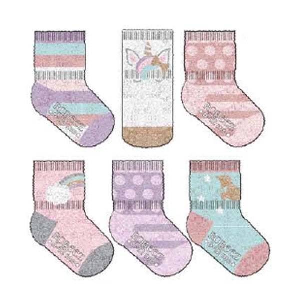 Robeez Socks 6pk - Cozy Unicorn-Pumpkin Pie Kids Canada