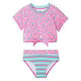 Hatley Short Sleeve Tankini Set - Mini Vines-Pumpkin Pie Kids Canada