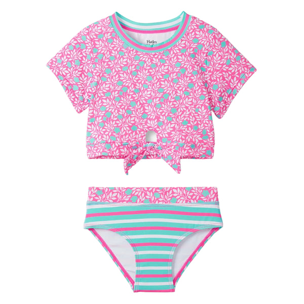 Hatley Short Sleeve Tankini Set - Mini Vines-Pumpkin Pie Kids Canada