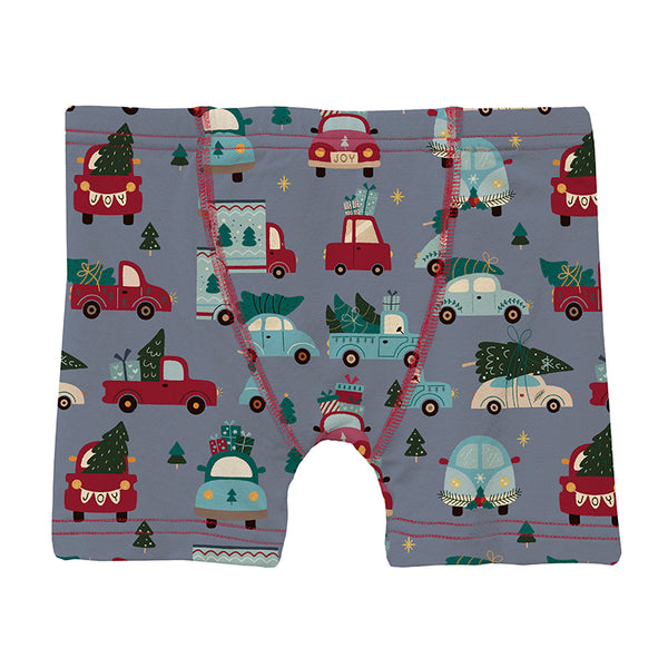 KicKee Pants Boxer Brief - Moonlight Christmas Cars & Trucks-SBB9-F26D2D-MCCT 34-Pumpkin Pie Kids Canada