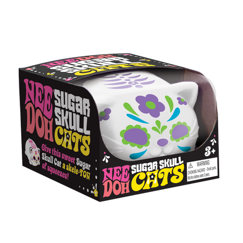 NeeDoh Sugar Skull Cool Cats - Assorted-SSCCND-Pumpkin Pie Kids Canada