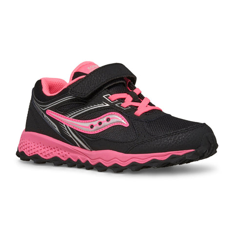 Saucony Cohesion TR14 Sneaker - Black/Pink-Pumpkin Pie Kids Canada