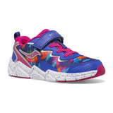 Saucony Flash 3 Sneaker - Blue/Pink-Pumpkin Pie Kids Canada