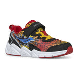 Saucony Flash 3.0 Sneaker - Black/Red/Yellow-Pumpkin Pie Kids Canada