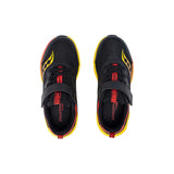 Saucony Flash LE Sneaker - Black/Red-Pumpkin Pie Kids Canada