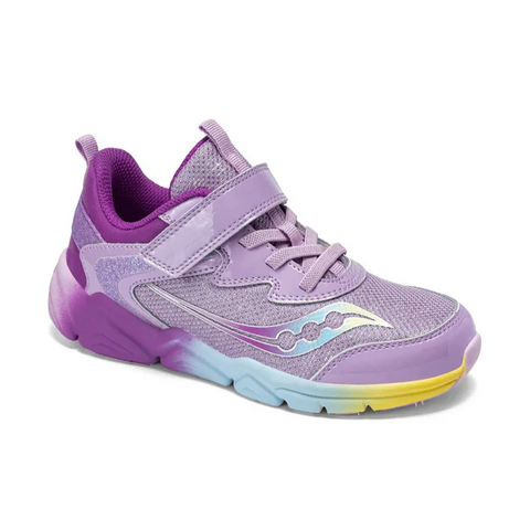 Saucony Flash LE Sneaker - Lilac-Pumpkin Pie Kids Canada