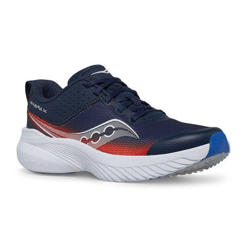 Saucony Kinvara 14 LTT Sneaker - Navy/Red-SK267461 1 M-Pumpkin Pie Kids Canada