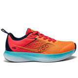 Saucony Ride KDZ Sneaker - Orange-SYF25EE1 1 M-Pumpkin Pie Kids Canada
