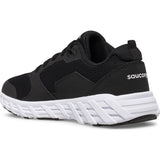 Saucony Wind 2.0 Sneaker - Black/White-Pumpkin Pie Kids Canada