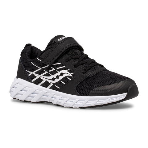Saucony Wind 2.0 Sneaker - Black/White-SK265588 13.5 M-Pumpkin Pie Kids Canada