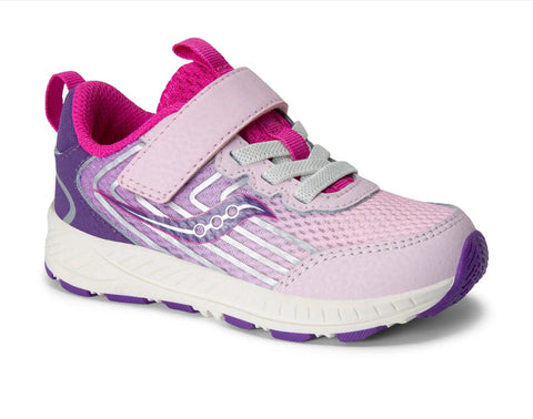 Saucony Wind 3.0 Jr Sneaker - Pink/Purple-Pumpkin Pie Kids Canada