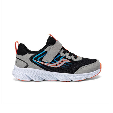 Saucony Wind 3.0 Sneaker - Black/Grey-Pumpkin Pie Kids Canada