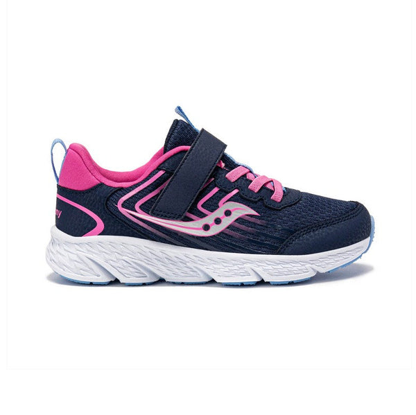 Saucony Wind 3.0 Sneaker - Navy/Pink-SYF25HH2 12.5 M-Pumpkin Pie Kids Canada