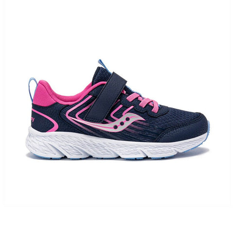 Saucony Wind 3.0 Sneaker - Navy/Pink-Pumpkin Pie Kids Canada