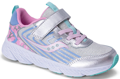 Saucony Wind 3.0 Sneaker - Silver-Pumpkin Pie Kids Canada