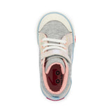 See Kai Run Peyton Sneaker - Grey/Gold-SNS109F520 7-Pumpkin Pie Kids Canada