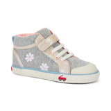See Kai Run Peyton Sneaker - Grey/Gold-SNS109F520 7-Pumpkin Pie Kids Canada