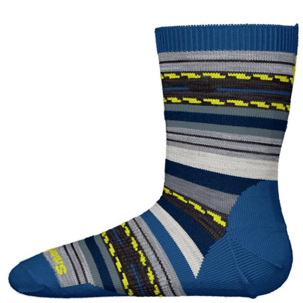 Smartwool Hike Full Cushion Margarita Crew Socks - Laguan Blue-Pumpkin Pie Kids Canada