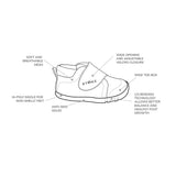Stonz Cruiser Baby Sneaker - Black-Pumpkin Pie Kids Canada
