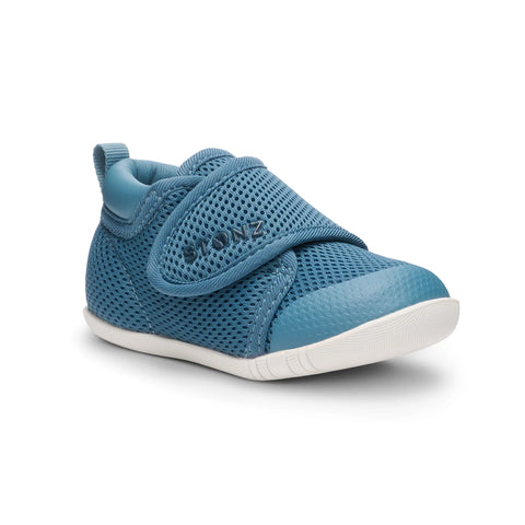 Stonz Cruiser Baby Sneaker - Denim Blue-Pumpkin Pie Kids Canada