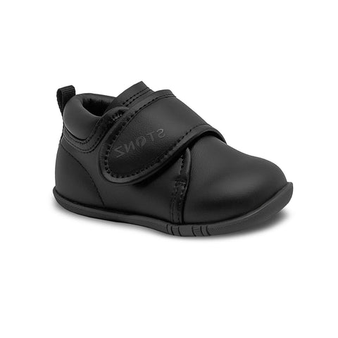 Stonz Cruiser Dressy Baby Sneaker - Black-ST1385-Pumpkin Pie Kids Canada