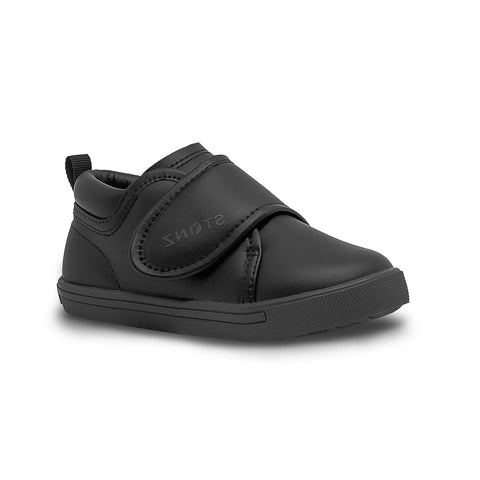 Stonz Cruiser Dressy Toddler Sneaker - Black/Black-ST1409-Pumpkin Pie Kids Canada