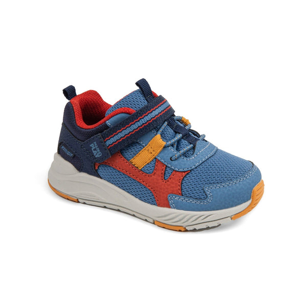 Stride Rite M2P Player Sneaker - Blue Multi-Pumpkin Pie Kids Canada