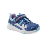 Stride Rite M2P Player Sneaker - Navy Metallic-Pumpkin Pie Kids Canada