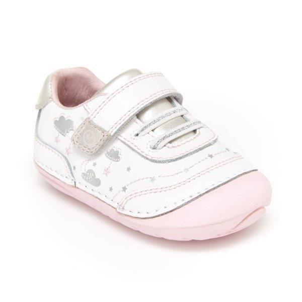 Stride Rite SM Adalyn Sneaker - White-BG000701 4 M-Pumpkin Pie Kids Canada