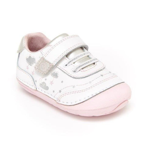 Stride Rite SM Adalyn Sneaker - White-BG000701 4 M-Pumpkin Pie Kids Canada