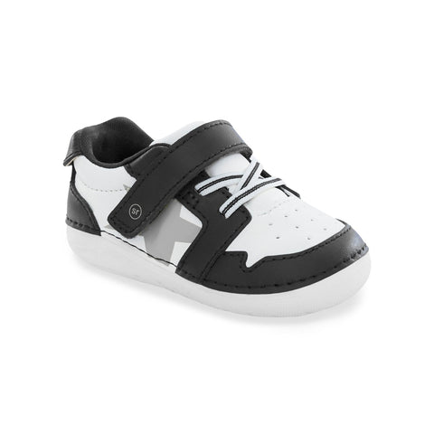 Stride Rite SM Waverly Sneaker - Black/White-Pumpkin Pie Kids Canada