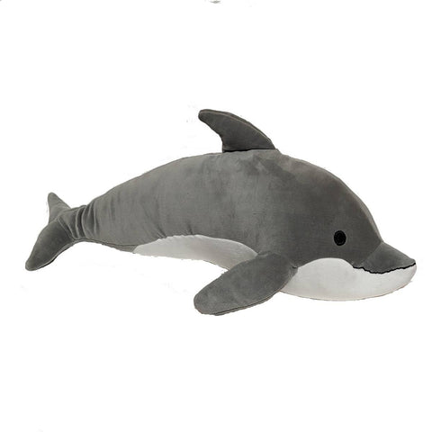 Stuffed Animal House Grey Dolphin 18"-Pumpkin Pie Kids Canada