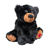 Stuffed Animal House Maplefoot Black Bear 12"-MF-11-Pumpkin Pie Kids Canada