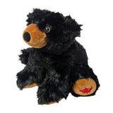 Stuffed Animal House Maplefoot Black Bear 7"-MF-01-Pumpkin Pie Kids Canada