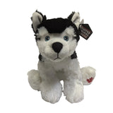 Stuffed Animal House Maplefoot Husky 12"- Black-Pumpkin Pie Kids Canada