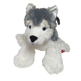 Stuffed Animal House Maplefoot Husky 20" - Grey-Pumpkin Pie Kids Canada