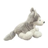 Stuffed Animal House Maplefoot Husky 20" - Grey-MF-26-Pumpkin Pie Kids Canada