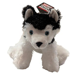 Stuffed Animal House Maplefoot Husky 7" - Black-MF-08-Pumpkin Pie Kids Canada