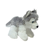 Stuffed Animal House Maplefoot Husky 7"- Grey-Pumpkin Pie Kids Canada