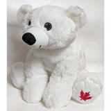 Stuffed Animal House Maplefoot Polar Bear 20"-MF-23-Pumpkin Pie Kids Canada