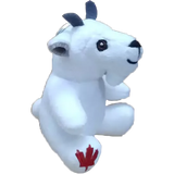 Stuffed Animal House Maplefoot Zipper Pull - Mountain Goat-WK-09-Pumpkin Pie Kids Canada