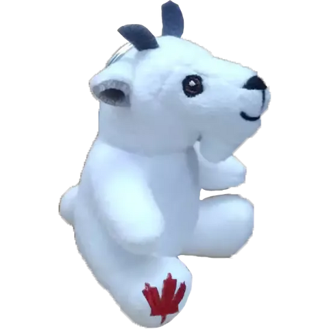Stuffed Animal House Maplefoot Zipper Pull - Mountain Goat-Pumpkin Pie Kids Canada