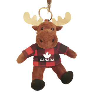 Stuffed Animal House Zipper Pull - Canada Moose-HPM-99-JKRED-Pumpkin Pie Kids Canada