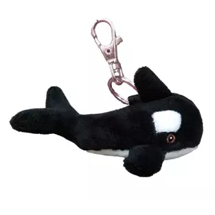 Stuffed Animal House Zipper Pull - Killer Whale-WK-32A-Pumpkin Pie Kids Canada