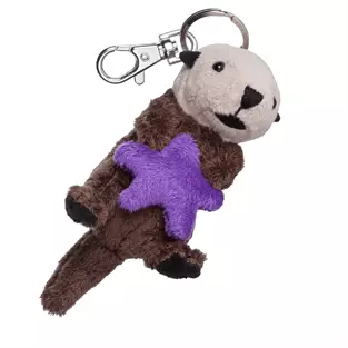 Stuffed Animal House Zipper Pull - Sea Otter & Starfish-Pumpkin Pie Kids Canada