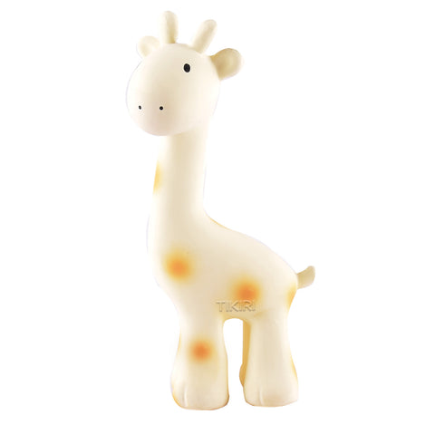 Tikiri My First Tikiri Rubber Teething Toy - Giraffe-Pumpkin Pie Kids Canada