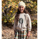 Vignette Jaycee Skort - Loden & Pumpkin Plaid-V1886A 2-Pumpkin Pie Kids Canada